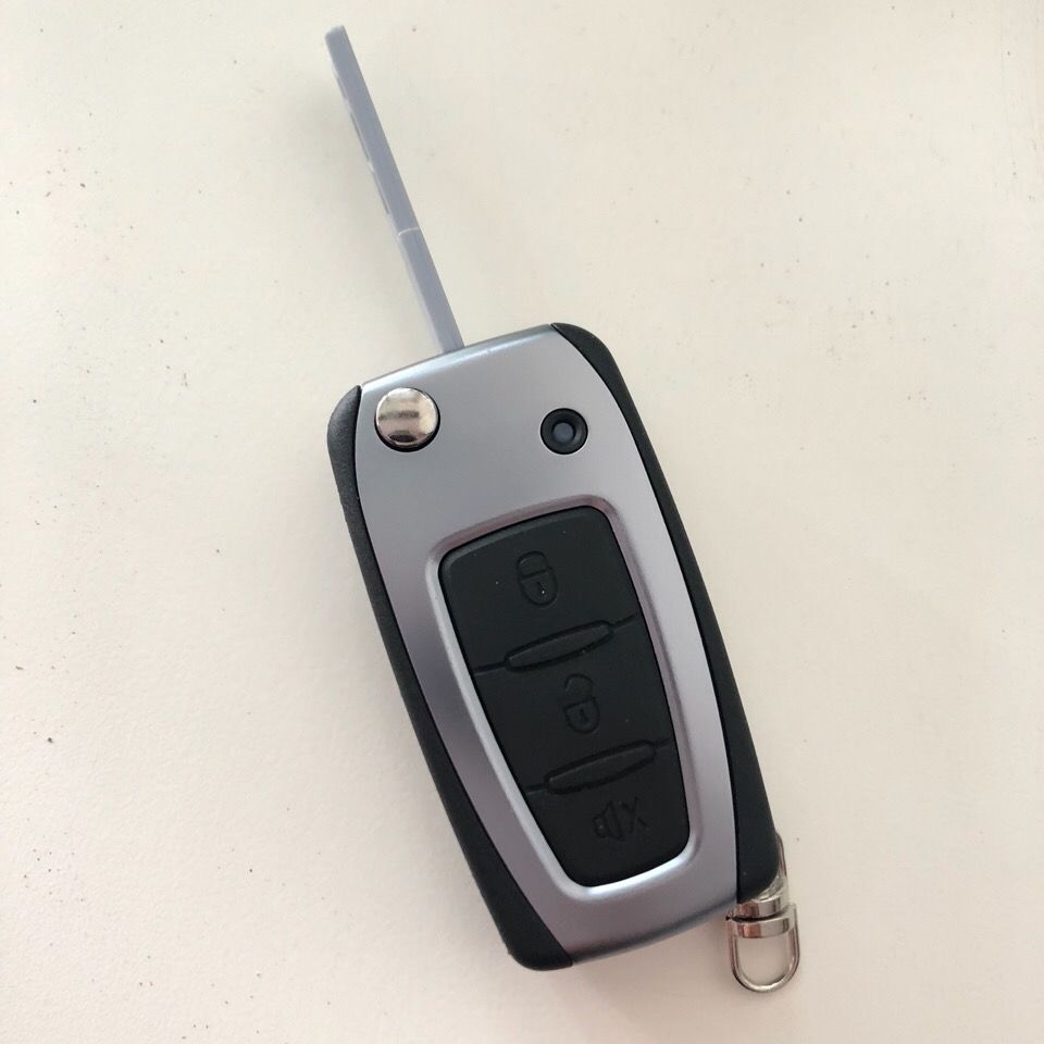 Iron General car alarm 6163 car folding key modified 433 frequency rolling code bullet key remote control