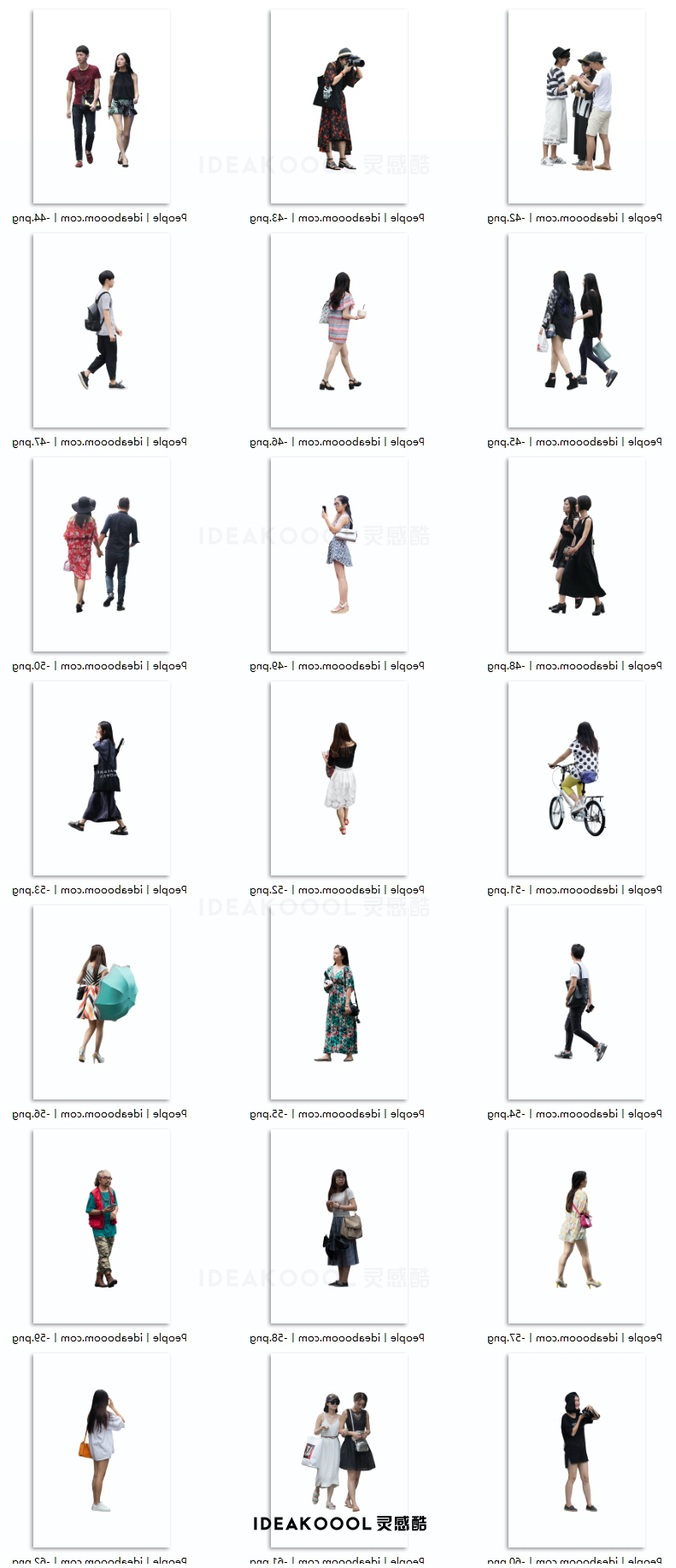 免扣丨现代时尚亚洲街头青年人物丨