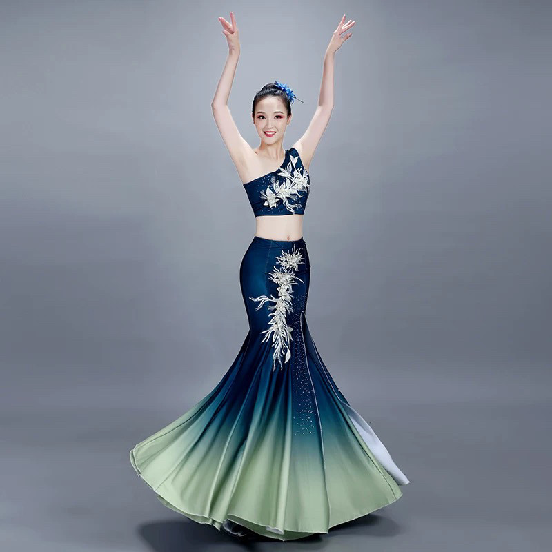 knee length dresses for ladies Tulle Lace Mermaid Beach Wedding Dresses With Detachable Train, MW899 main image 1