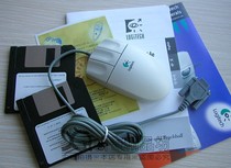 Stock Logitech three-button mechanical ball mouse model M-M35 serial port comport Classic Collection