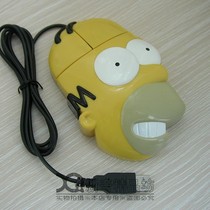 The Simpsons Homer J Simpson avatar modeling 2D mechanical ball mouse USB mouth