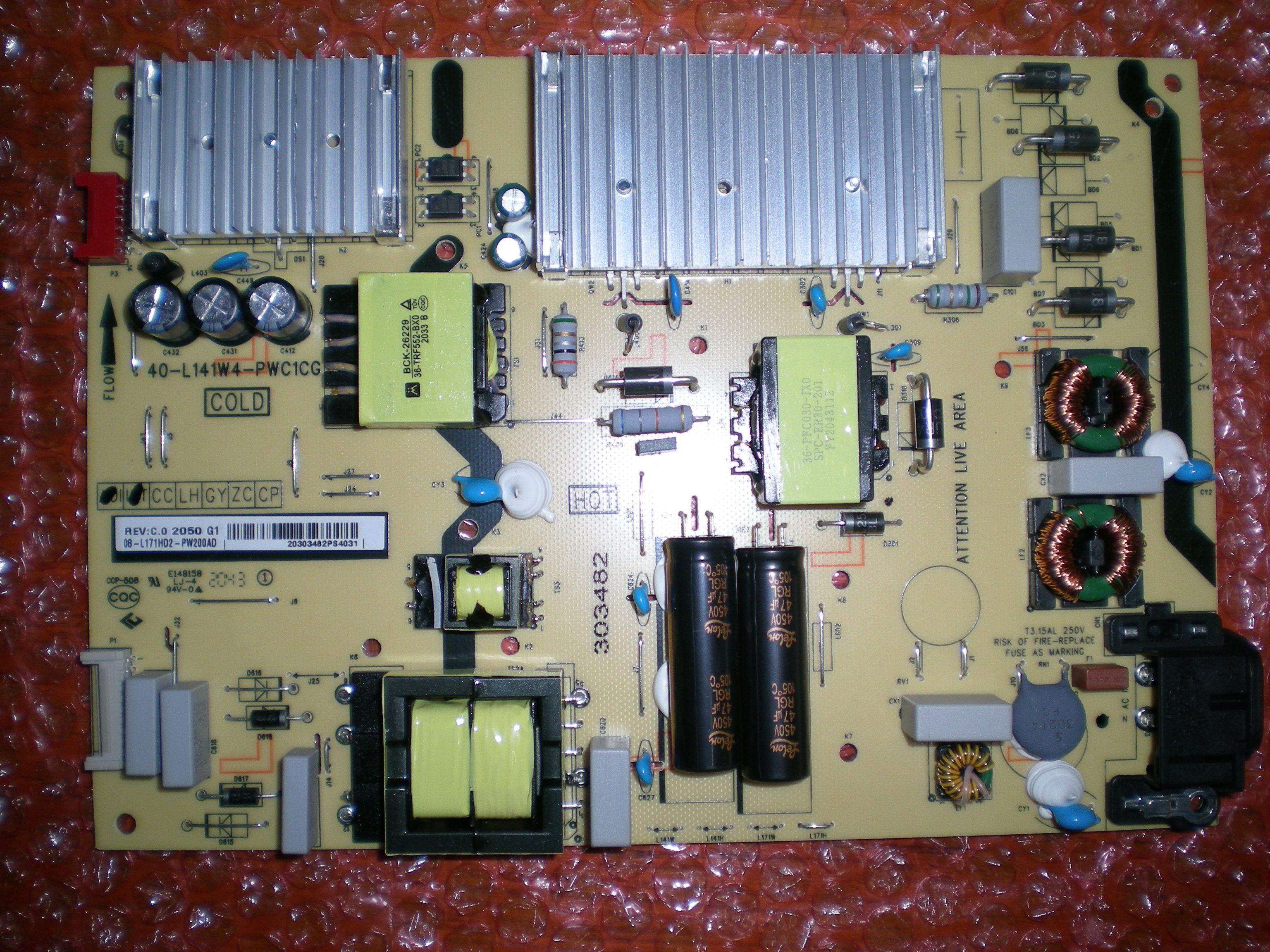 Original TCL new 65V6 TV power board 40-L141W4-PWC1CG 08-L171HD2-PW200AD