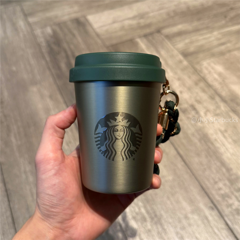 Starbucks Cup 2026 Dark Green Gold-Plated Stainless Steel Thermos Cup Portable Coffee Office Desk Drinking Cup Simple Design Starbucks Cup 2026 Dark Green Gold-Plated Stainless Steel Thermos Cup Portable Coffee Office Desk Drinking Cup Simple Design