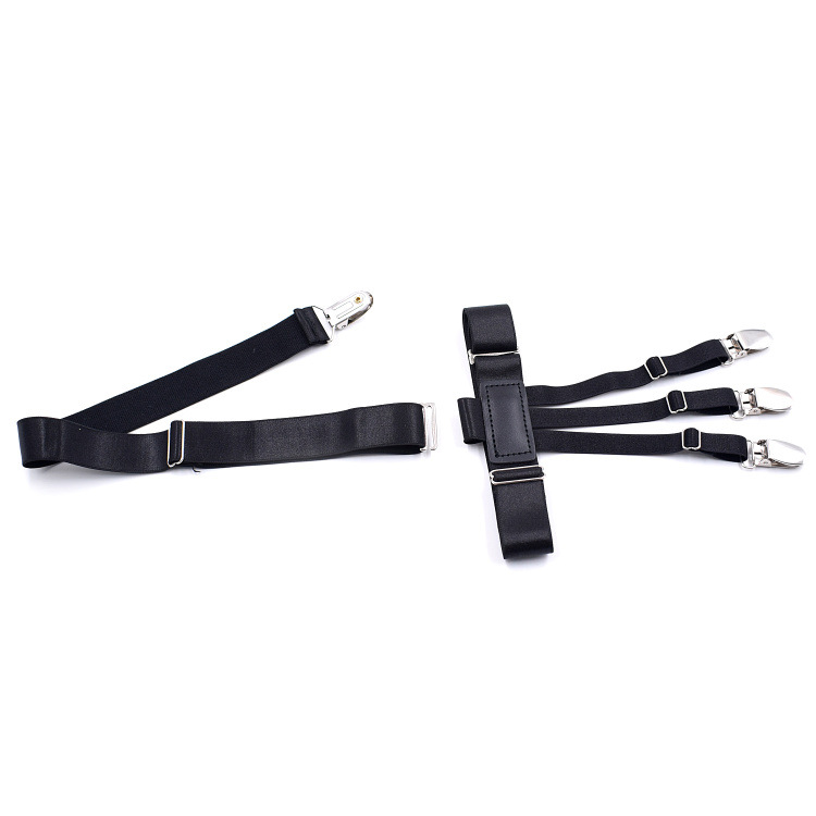 Bộ đồ Unisex phù hợp với áo sơ mi áo khoác chống nhăn chống trượt ra khỏi áo kẹp dây nịt chân