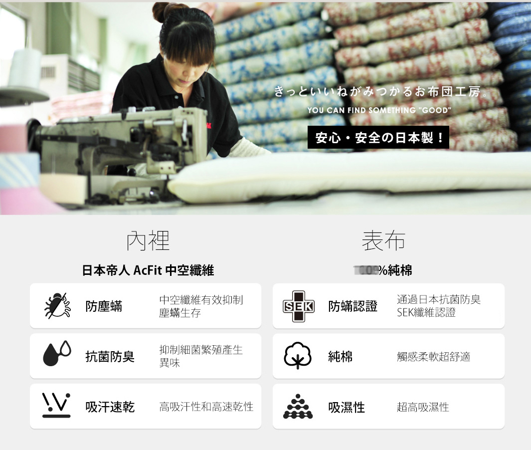 Nhật Bản nhập khẩu Nhật Bản sản xuất nệm Nhật Bản nệm dày Giường ngủ đệm gấp - Nệm cao su tổng hợp