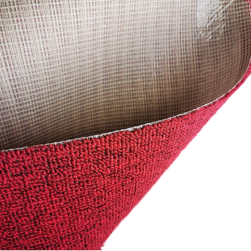 Custom Chemical Fiber Carpet Black Red Circle Suede Living Room Bedroom Dance Room Martial Arts Gallery Modern Minima Full Laid Fire Flame Retardant