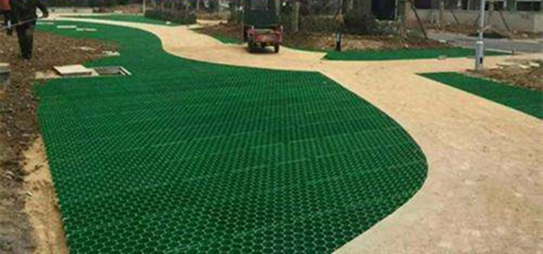 Growing 5 0 HDPE Fire Channel for grass plastic lawn grid fire channel for Fire - fighting Channel