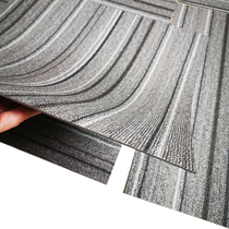 Sheet Carpet Textured PVC Ground Glue Dance Room Office Meeting Room Splicing Block Ground Plate Leather Wear-proof Class A flame retardant