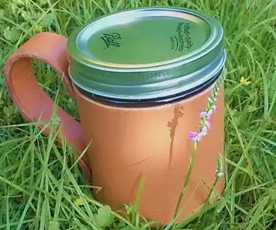 Mason jar glass holster Mason jar glass cup cup cover