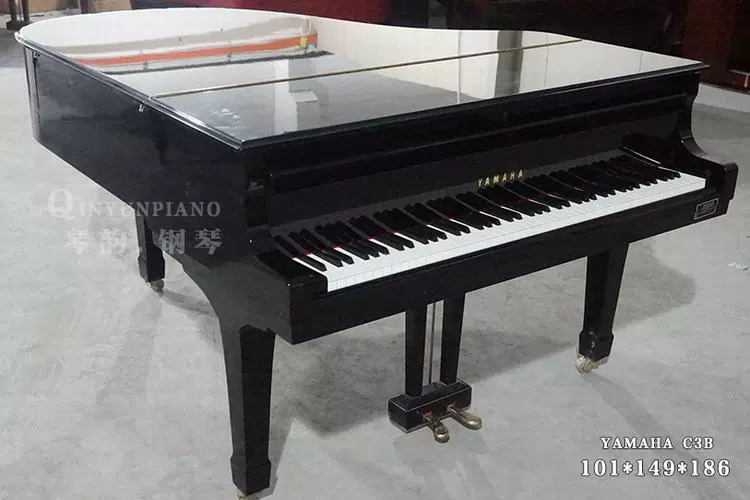 Đàn piano trung cổ Nhật Bản Yamaha Yamaha C3B màu đen tam giác phòng hòa nhạc chuyên nghiệp cao cấp - dương cầm