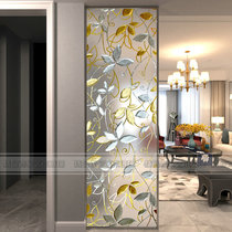 Modern European and American carved decoration art Glass frosted transparent guest restaurant entrance partition shoe cabinet 1395