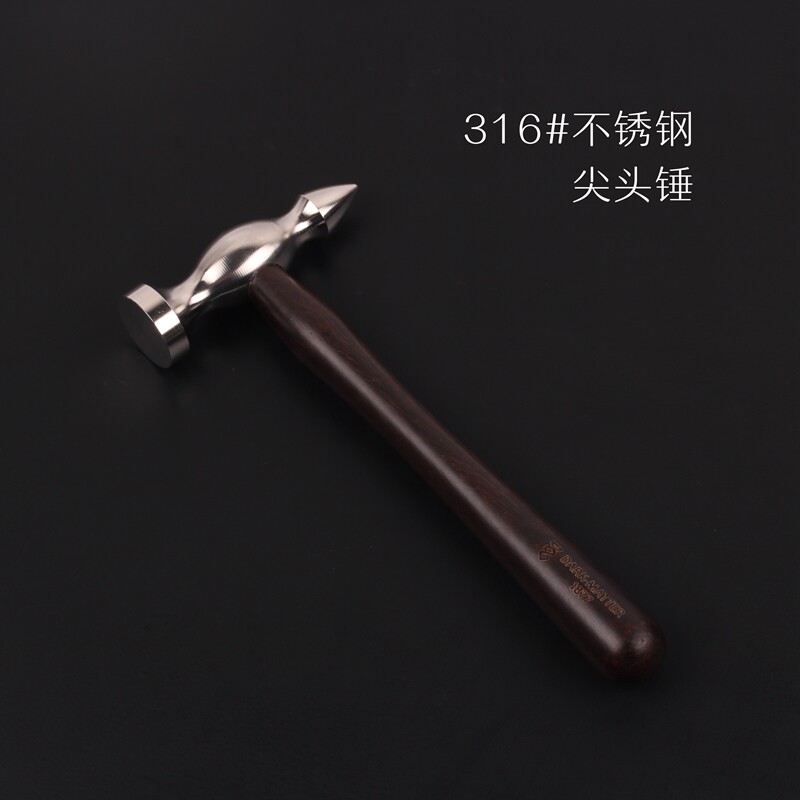 Food grade 316 stainless steel pointed hammer chocolate hammer crushed ice hammer kitchen tool hammer EDC studio photo