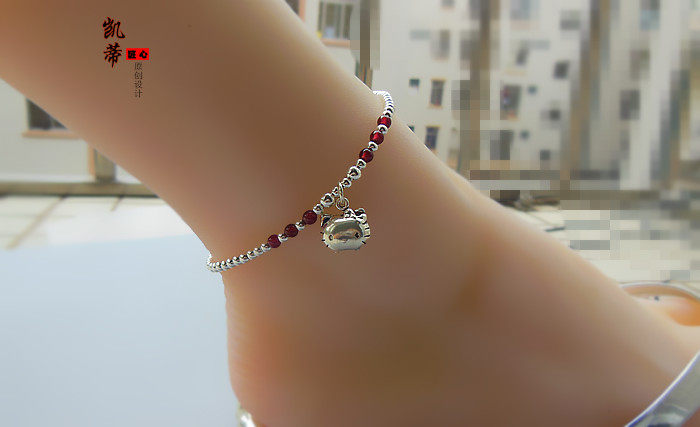 Chaine de cheville en Argenterie - Ref 3102642 Image 7