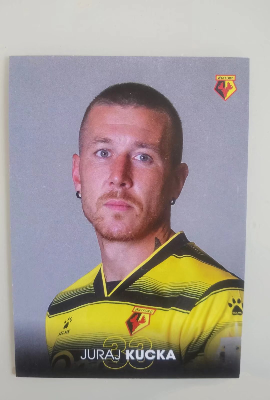Kutska Slovak Watford 21 22 season official white card