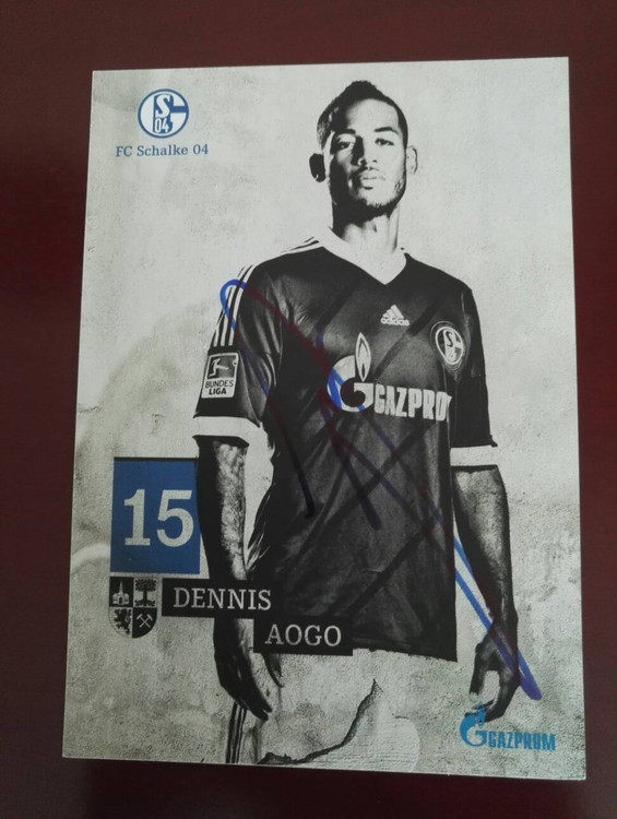 Ogod, Hamburg Freiburg Schalke 04 official autograph card