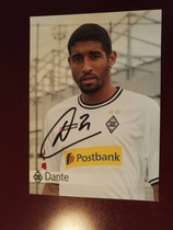 Dante Wolfsburg Bayern Munich Mönchengladbach official autograph card
