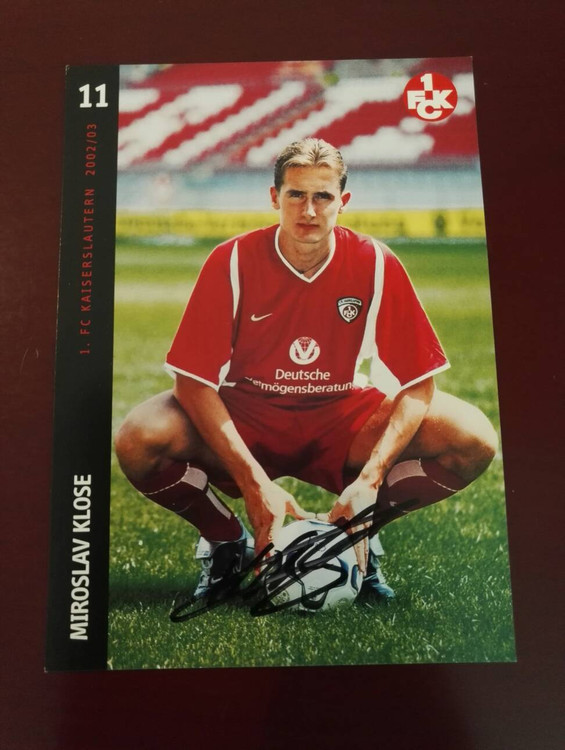 Kloze Germany's Bayern Yunda don't Lemera Lazio Kaiserslautern official pro-pen signing card