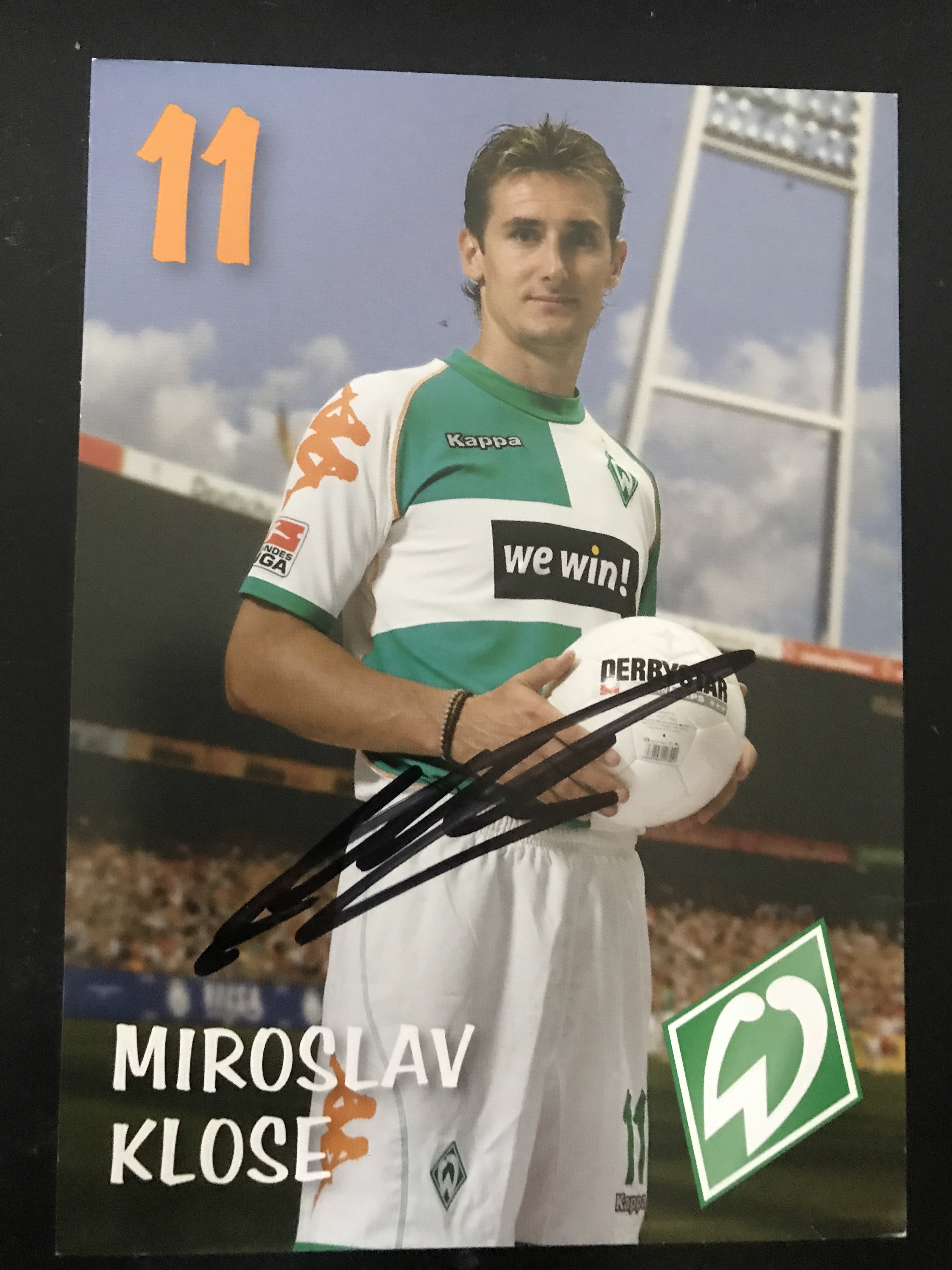 Kloze Germany's Bayern Lazio Kaiserslautern unlemee official pro-pen signing card