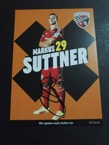 Official autographed card from Zuttner Ingstadt Austria