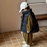 Детский зимний жилет с пухом для мальчиков, семейный стиль, подходит для подростков, увеличенная толщина, детская одежда