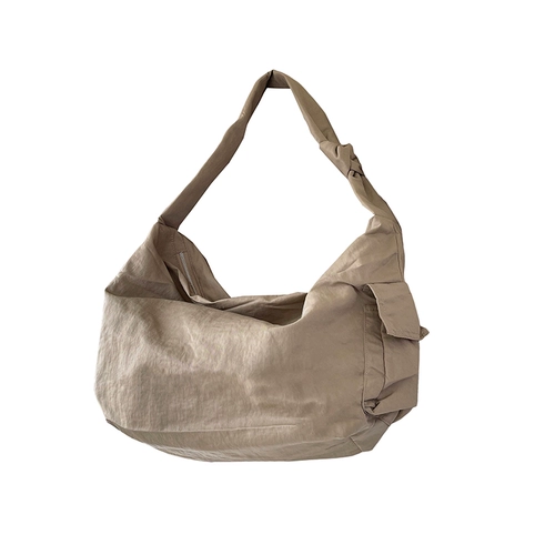 Брендовая японская универсальная сумка, нейлоновый ремешок для сумки на одно плечо, простой и элегантный дизайн