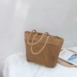 Соломенная пляжная свежая вместительная и большая сумка на одно плечо, популярно в интернете