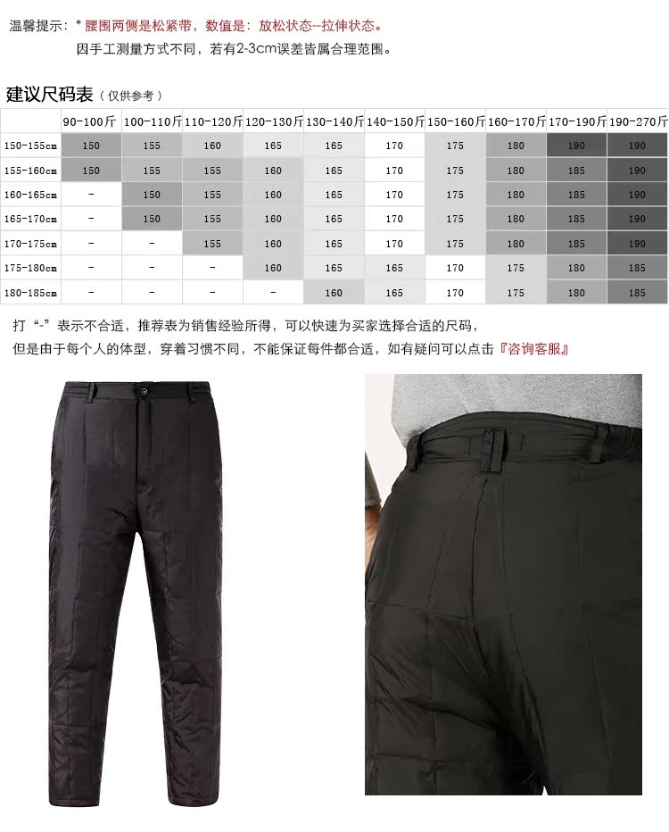 Đàn ông trung niên và già xuống quần mặc rộng cỡ lớn cộng với chất béo dày ấm rộng eo cao bố xuống quần đệm đầu gối quần jeans nam