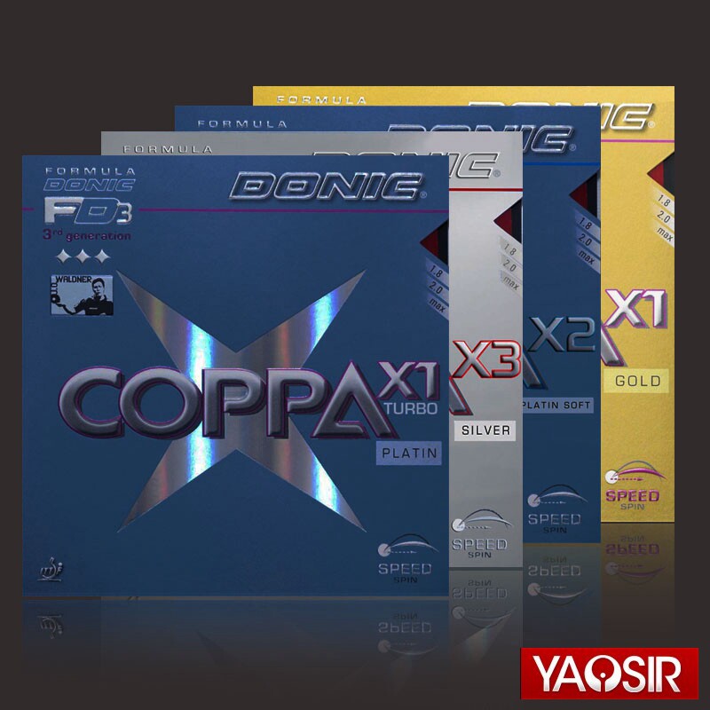 YAOOSIR DONIC Donik COPPA X1 PLATIN platinum X2 X3 12088 gold X1 ping pong sleeve glue