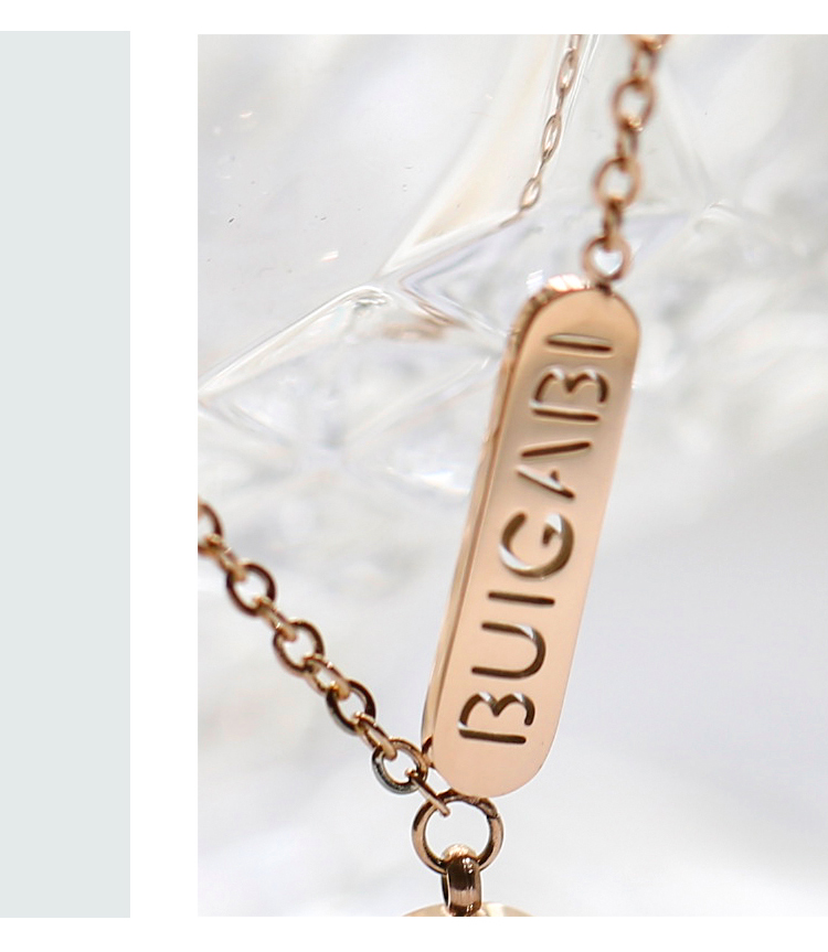 Mạ vàng hồng 18K bằng thép titan màu đen tấm La Mã thư người thủy triều vòng chân Nhật Bản và Hàn Quốc trang sức cá tính đơn giản - Vòng chân lắc chân nữ đẹp