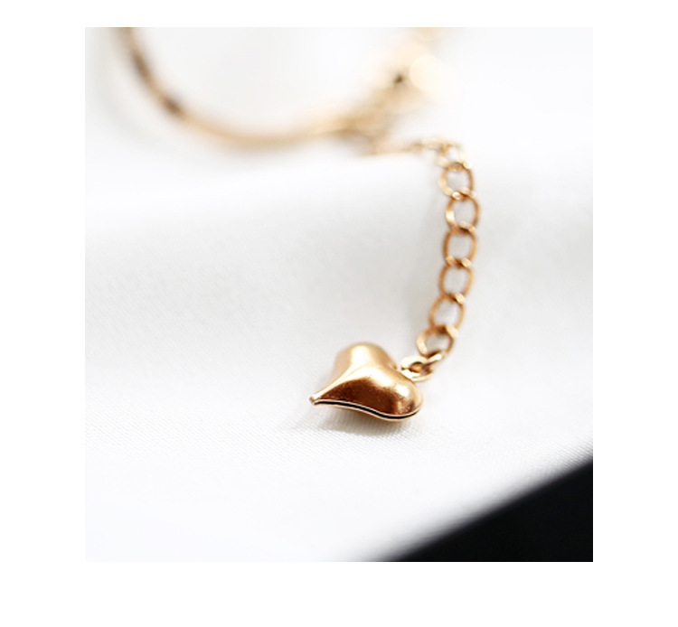 Hàn Quốc nhập khẩu vàng hồng 18K hai lớp xương rắn vòng chân nữ thời trang retro hipster net đỏ Sen không phai vòng chân phong cách tây âu