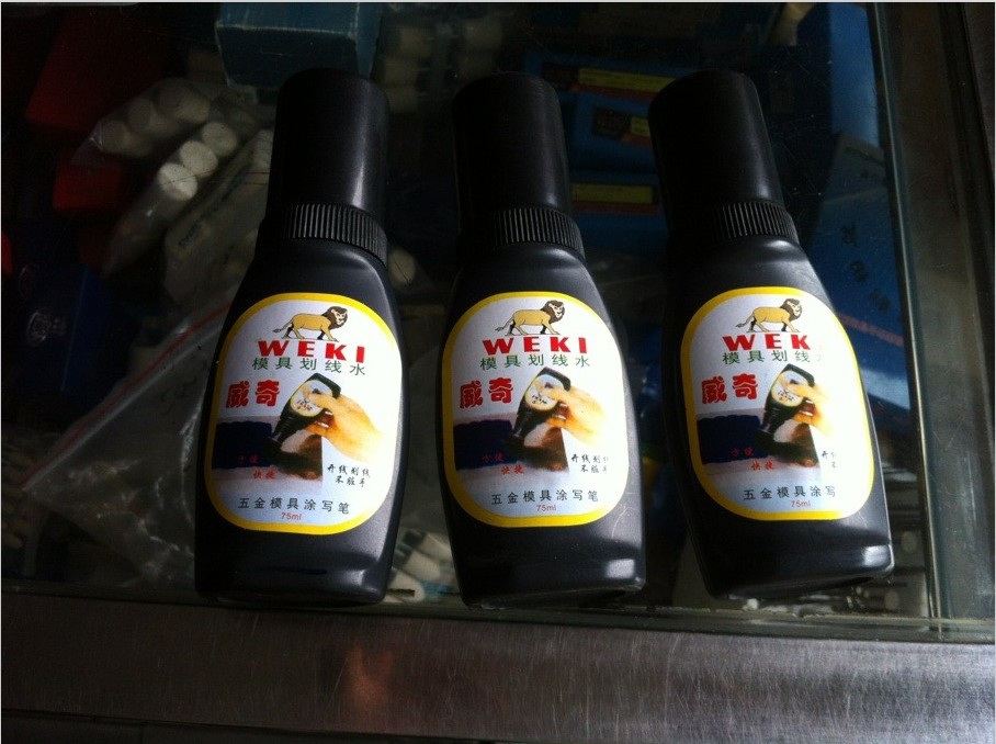 Weiqi new liquid pen mold scribing water hardware scribble pen 75ML Meiqi stroke pen scribble liquid fitter special