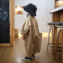 Yan Tai baby baby uniform clothes spring and autumn outfitting baby wearing childrens conjunction pants for boys and girls