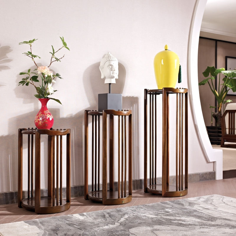 Luxury Workshop China Concept 301Q2 Red Sandalwood Flowers Shelf