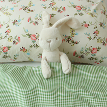 Cotton quilt cover single piece 150x200 twill single cotton quilt cover 1 5 m bed student dormitory pastoral rose flower