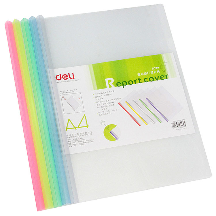 Right-hand Stationery Wholesale a4 Cramp Folder 5539 Information Clip Plastic Pull-Lever Clips 5 Clothes