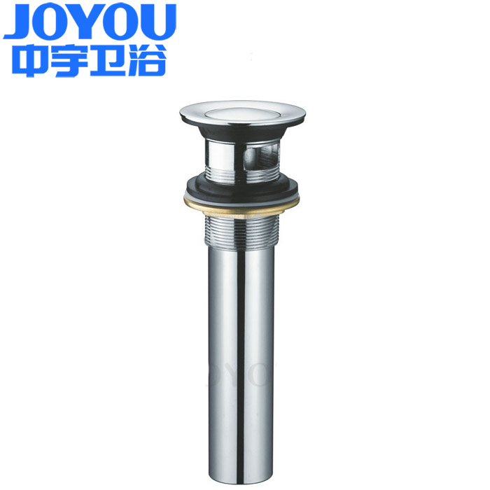 JOYOU Zhongyu Bounce Type Face Basin Sewer with spillway water dewater to bounce water faucet
