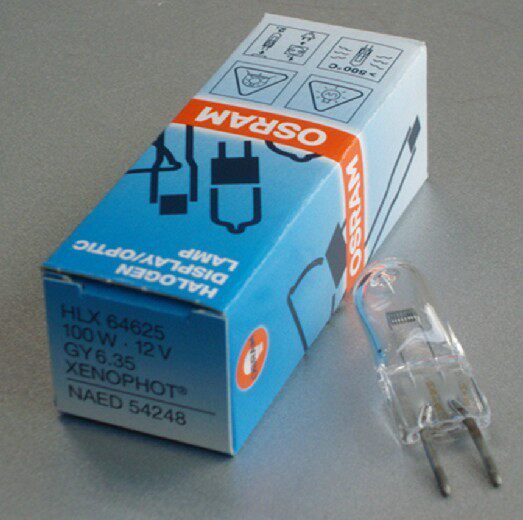 Imported Osram OSRAM 64625 12V100W GY6 35 halogen tungsten lamp Mibubble optical microscopy bulb