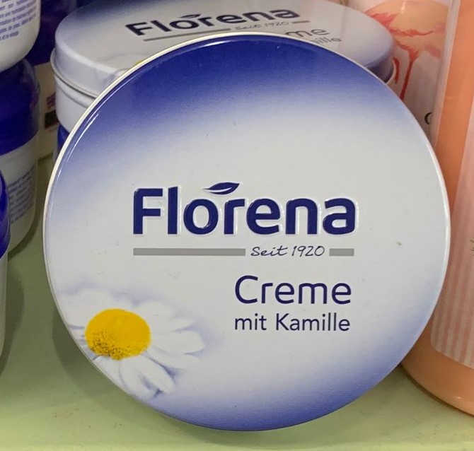 German Florena chamomile body lotion 150ML iron box delicate moisturizing