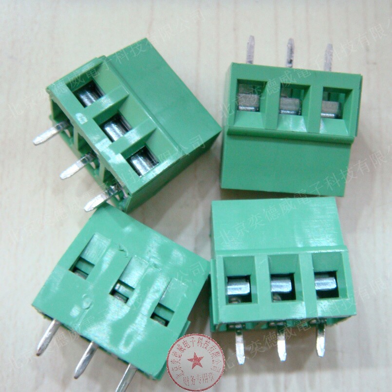 3-place direct welding plate DG128-3P 3 core 3 needle 5 08mm pitch straight insert integrated terminal can be assembled