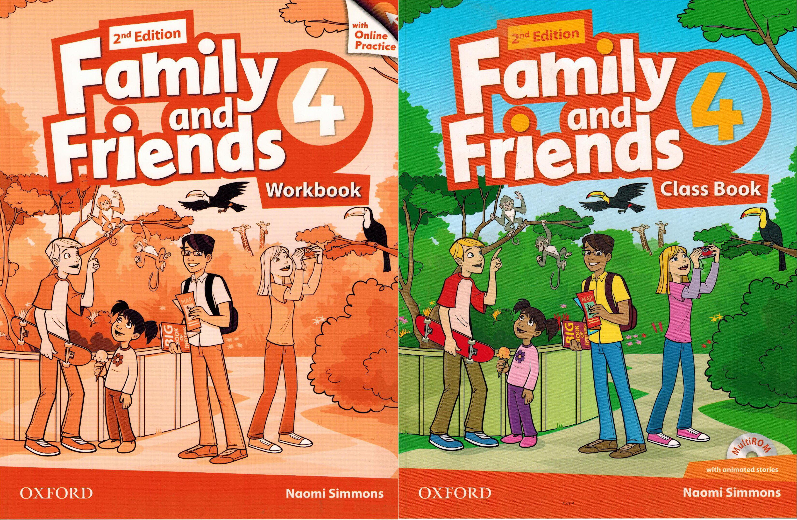 Family and Friends 4 2nd edition of student suit Insound version of Chaoyang Foreign Language Primary School