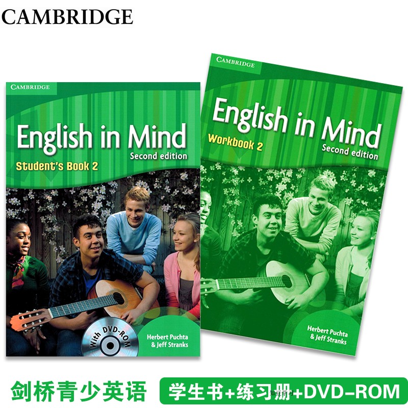 Beijing delivery English in Mind 2 Student book Exercise book set