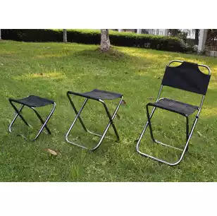 Outdoor Camping Fishing Aluminum Alloy Folding Stool Horse Zar Portable Folding Chair Fishing Chair Back Chair
