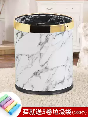 Toilet powder room trash can European creative home living room kitchen large uncovered wastebasket bedroom office