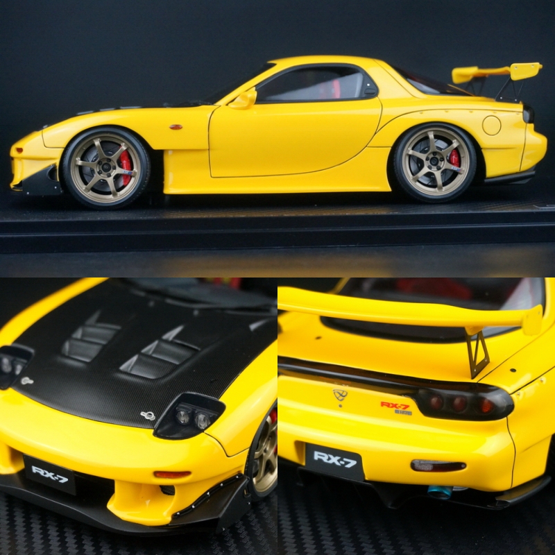 Ig 1:18 Mazda Rx-7 Fd3S Initial D Takashi Kiyoshi Resin Car Model in Stock