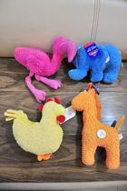 Tail single micro-blemish graffiti shape crocodile Flamingo elephant cock dog voice pet plush toy