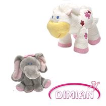 External single gift box installed BAMBOLINA snow white pony and butterfly knot small elephant baby appeasement plush paparazzi