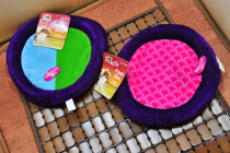 Spike feedback outer single plush disc dog interactive pet sound toy suitable for small dogs