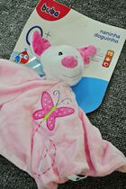 Outer single powder Mouse baby towel baby towel baby saliva towel