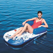 Summer new single water recliner adult floating drain water sofa adult Mount swimming ring