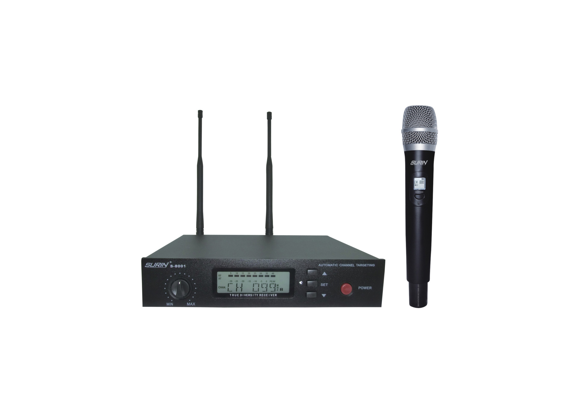 Taiwan SURIN Shuyin S-8001 Professional One Drag and One Performance Microphone K Song